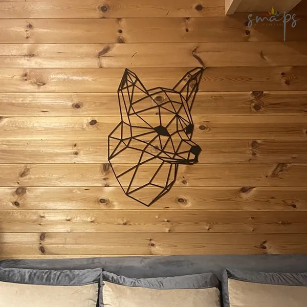 Info tabla sa motivom lisice za unutrasnjost apartmana