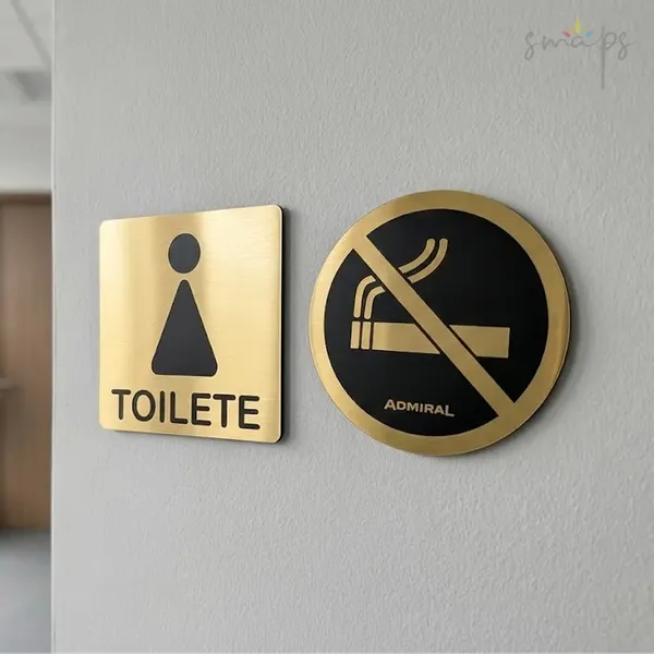 Info grafika za toalet i zabranjeno pusenje radjeno za kladionicu Admiral