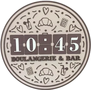 Unutrasnja reklama za kafic 10:45