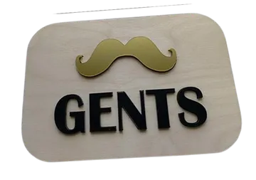 Info tabla za musko kupatilo